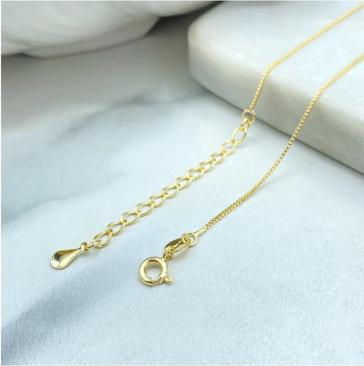 18K Gold Filled Four Leaf Clover Jewelry Set