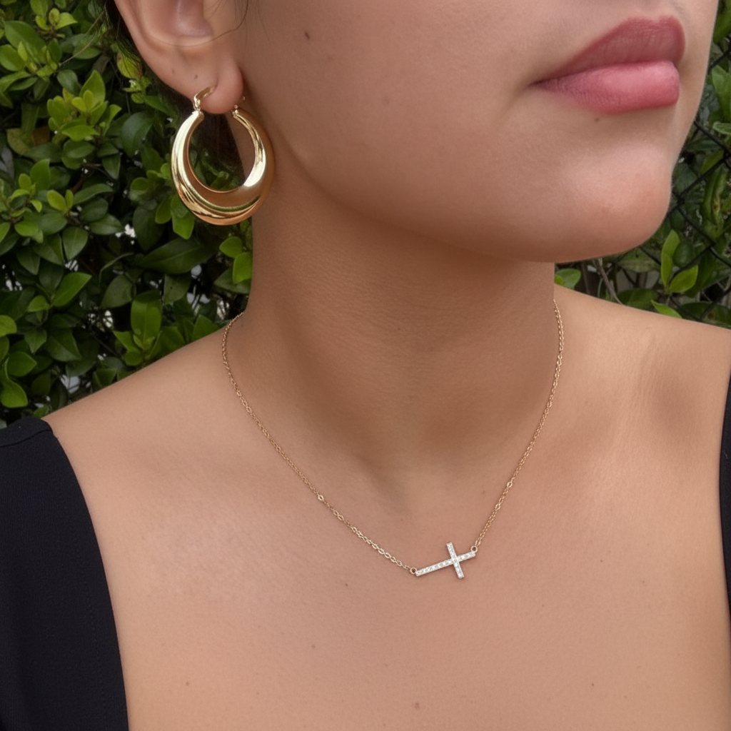 Luna Hoop Earrings Lifestyle
